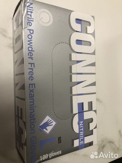 Перчатки медицинские нитриловые