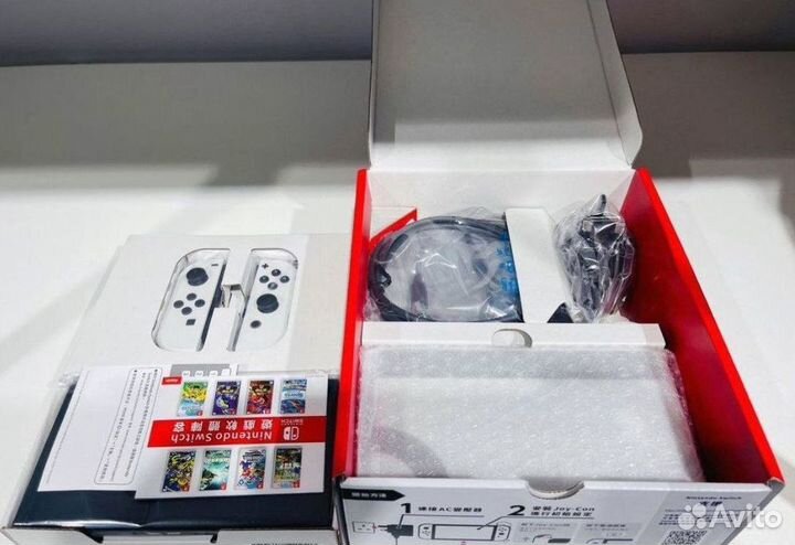 Nintendo Switch Oled прошитая + игры