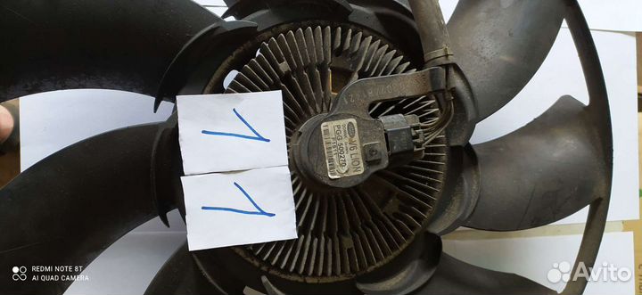 Вентилятор вискомуфты Ленд Ровер Дискавери 3