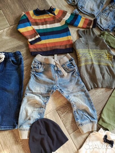 Детские вещи пакетом для мальчика 80 86