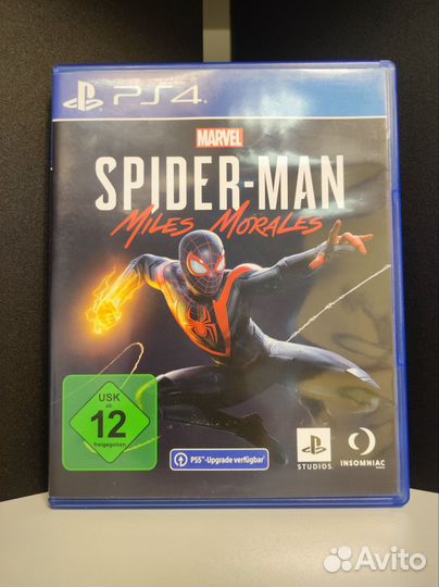 Диск Spider Man Miles Morales Ps4