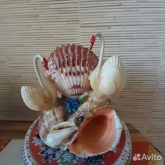 Салфетница из ракушек