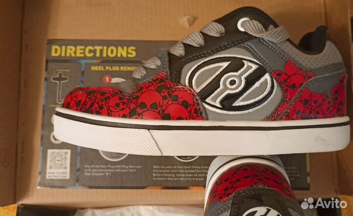 Кеды на роликах heels 32 размер