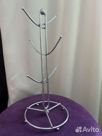 Держатель для стаканов хром