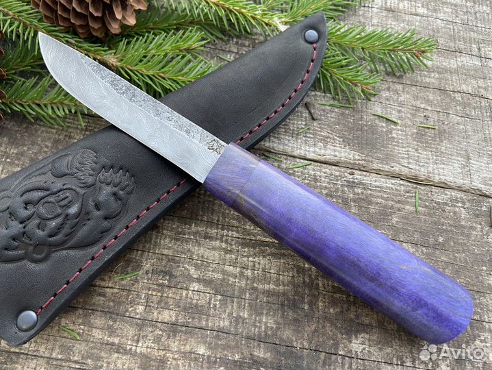 Туристический нож «Манси» Дамасская сталь