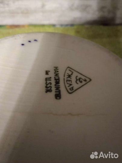 Сахарница СССР гжель