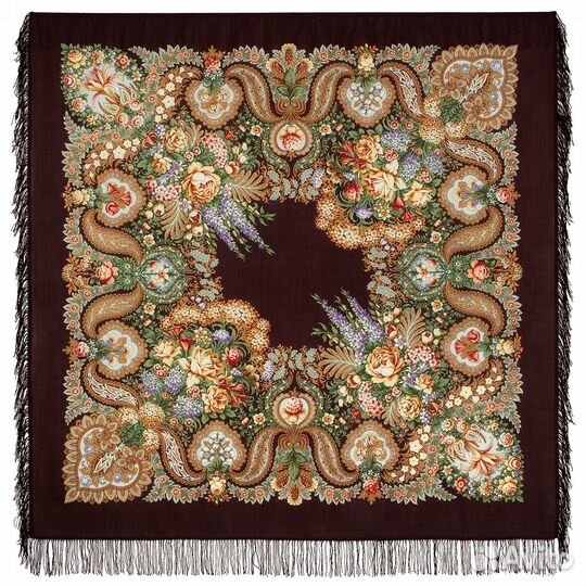 Шаль- платок Над серебряной водой 17