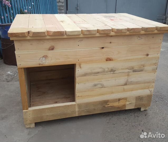 Будки для собак и кошек из сухой доски