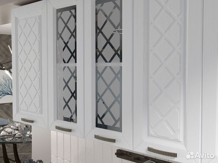 Кухня Агава 160 см, акация белая