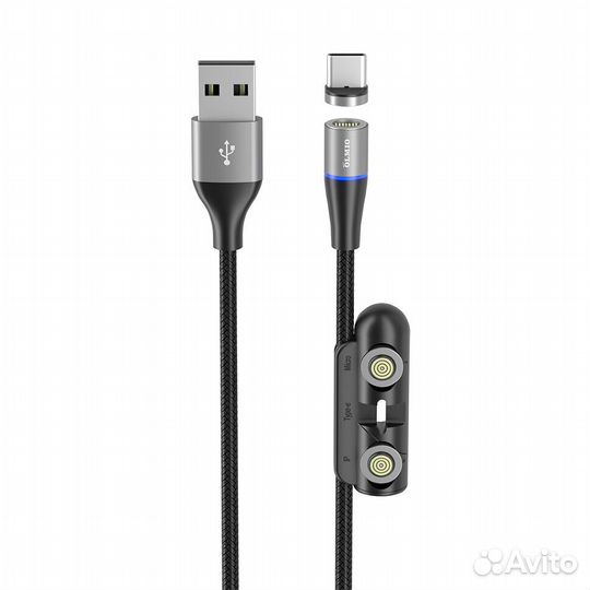 Кабель Olmio MagCable USB 2.0 3-в-1 microusb