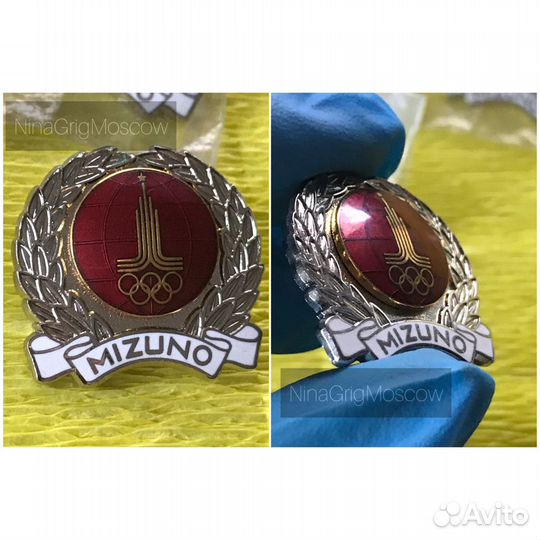Редкие значки Mizuno с Олимпиады-80. Новые 18 шт