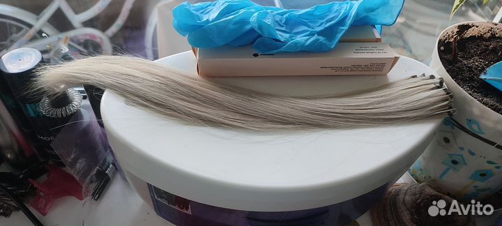 Волосы натуральные хвост