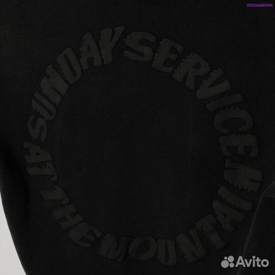 Худи Cavempt черное, оверсайз