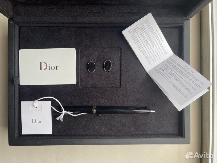 Dior (диор) ручка и запонки, оригинал
