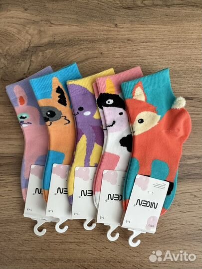 Носки детские для девочки 5 шт