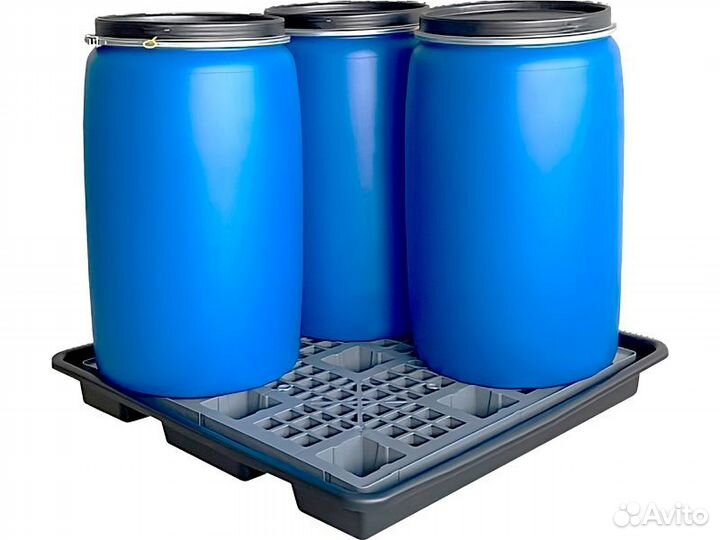 Емкость 1276х1276х160 для 4-х бочек, арт. пдо пс4, код: 29407