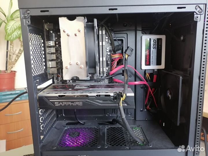 Игровой пк Intel Xeon E5-2420/RX580/16GB DDR4