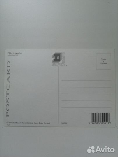 Открытка Жозефины Уолл