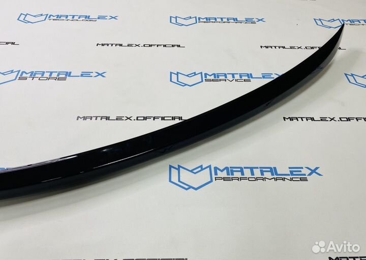 Спойлер BMW X5 G05, средний, черный глянец