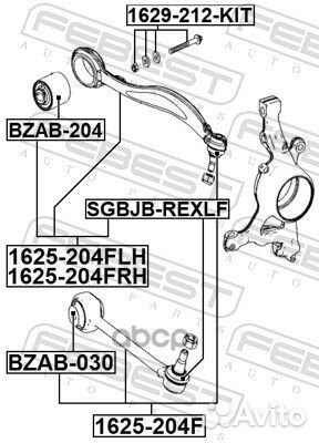 Болт с эксцентриком mercedes benz E-class 212 4