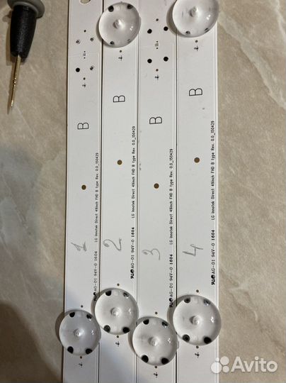 Подсветка LG 49inch FHD B type Rev. 0.0150429