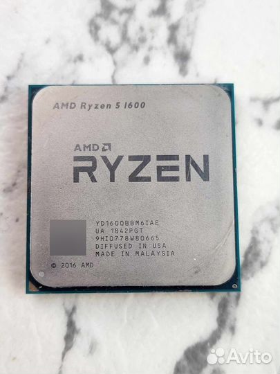 Процессор ryzen 5 1600