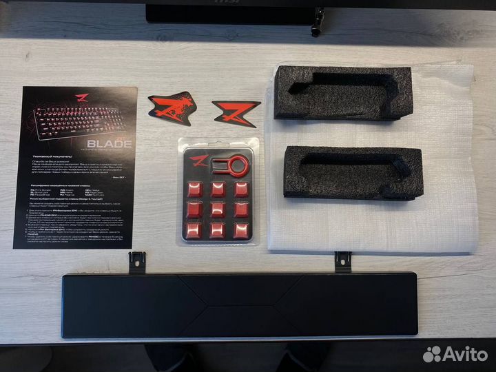 Механическая клавиатура ZET gaming Blade Kailh Blu