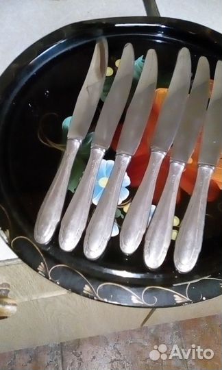 Серебро и мельхиор,столовые приборы