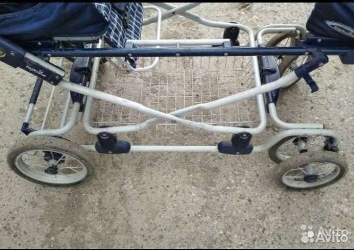 Коляска для двойни, сломано крепление капюшона