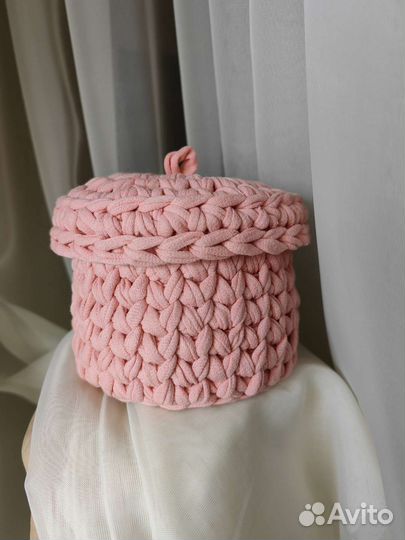 Плетеные корзинки для хранения