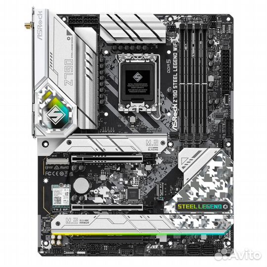 Z790 steel legend wifi, Socket 1700, IntelZ790, 4x