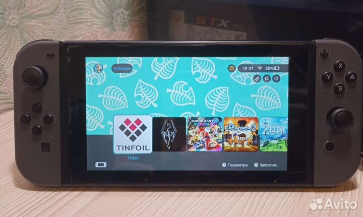 Nintendo switch прошитая + игры