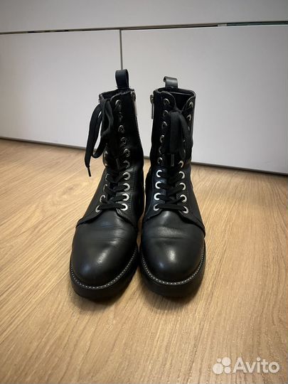 Ботинки Zara 39 натуральная кожа