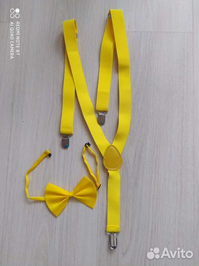 Детские подтяжки вместе с бабочкой