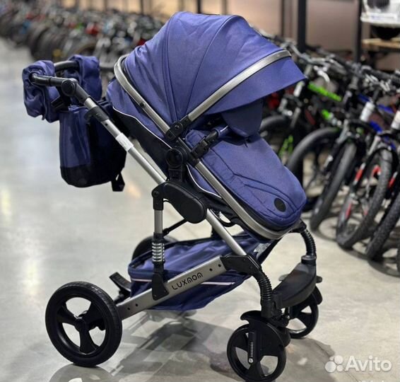 Коляска 3 в 1 новая. Luxmom