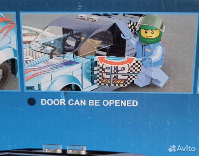 Конструктор Zuanma гоночный автомобиль carsblue