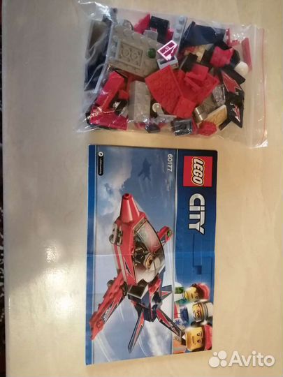 Lego City реактивный самолет