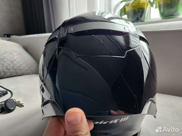 Шлем shoei x spirit 3, гарнитура cardo, фотохром