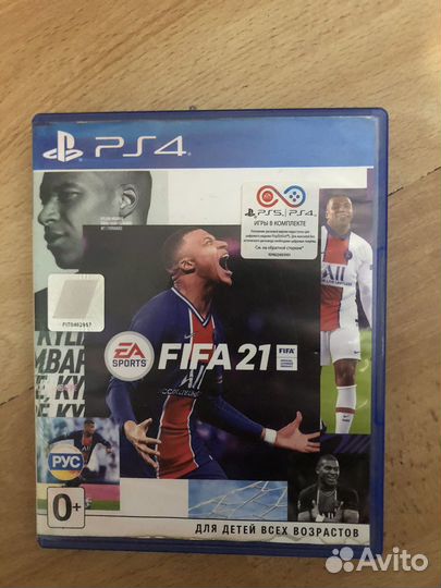 Fifa 21 ps4 диск