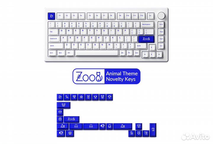 Механическая клавиатура Akko MOD 007 PC BW