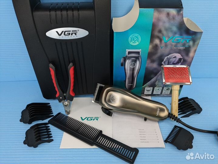 Машинка для стрижки животных Vgr премиум