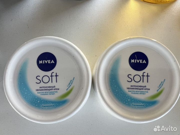 Крем для лица nivea и nivea soft