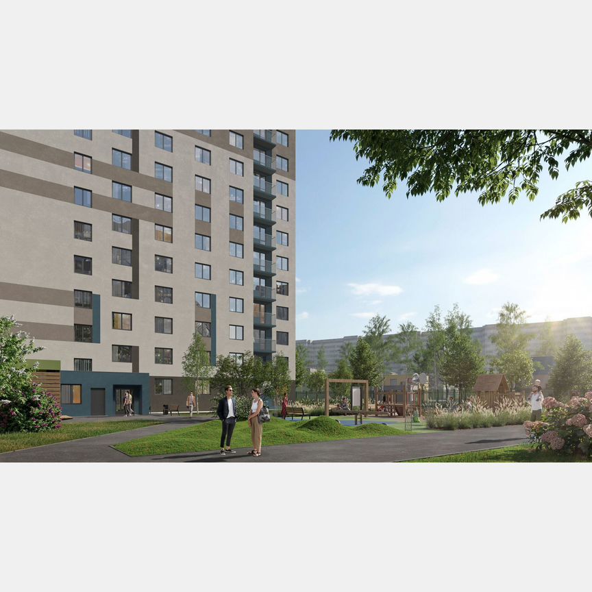 1-к. квартира, 31,8 м², 4/16 эт.