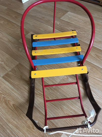 Санки на веревке