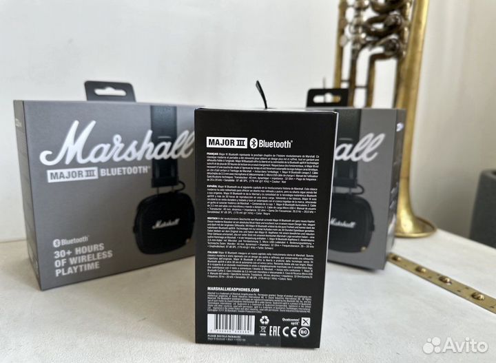 Наушники marshall major 3 bluetooth