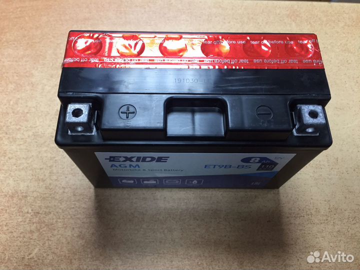 Аккумулятор мото Exide 8 а/ч