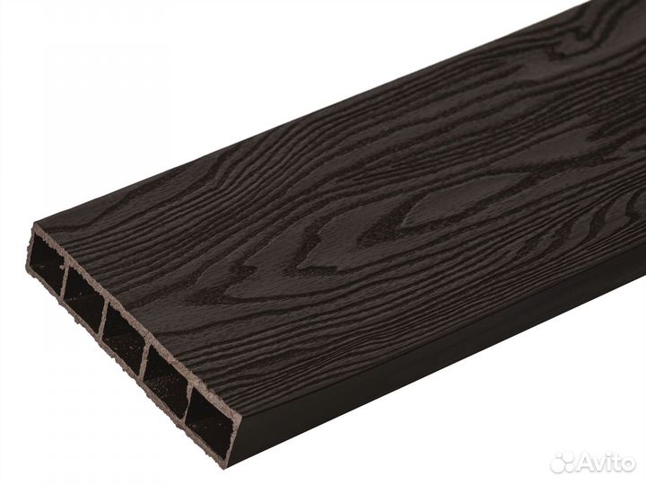 Низкая грядка из дпк 2*1 м h 150мм, венге