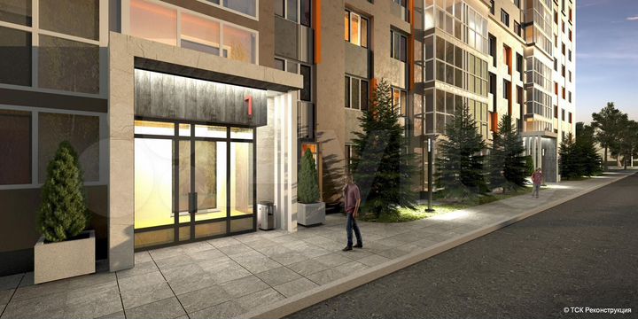 1-к. квартира, 34,1 м², 6/10 эт.