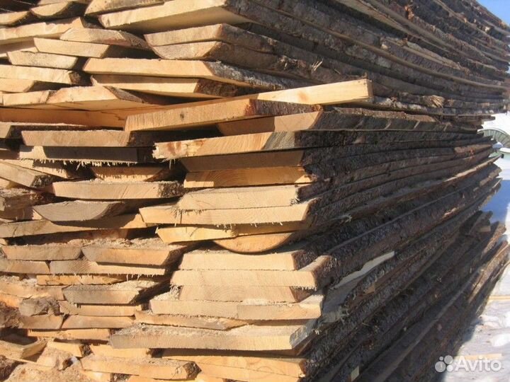 Доска обрезная естественной влажности хвоя 3–4 (CD