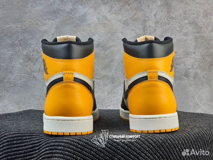Кроссовки Nike Air Jordan 1 high OG Yellow toe